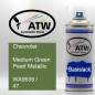 Preview: Chevrolet, Medium Green Pearl Metallic, WA9539 / 47: 400ml Sprühdose, von ATW Autoteile West.